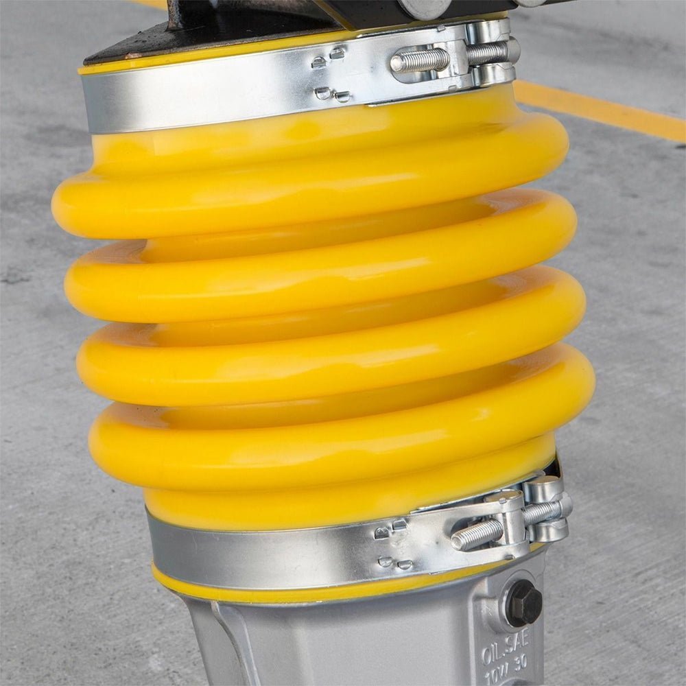 Heavy Duty Gas Powered Impact Dirt Rammer Jumping Jack Tamper Plate Ground Compactor W/ Wheels, 6.5HP (SAK57684)