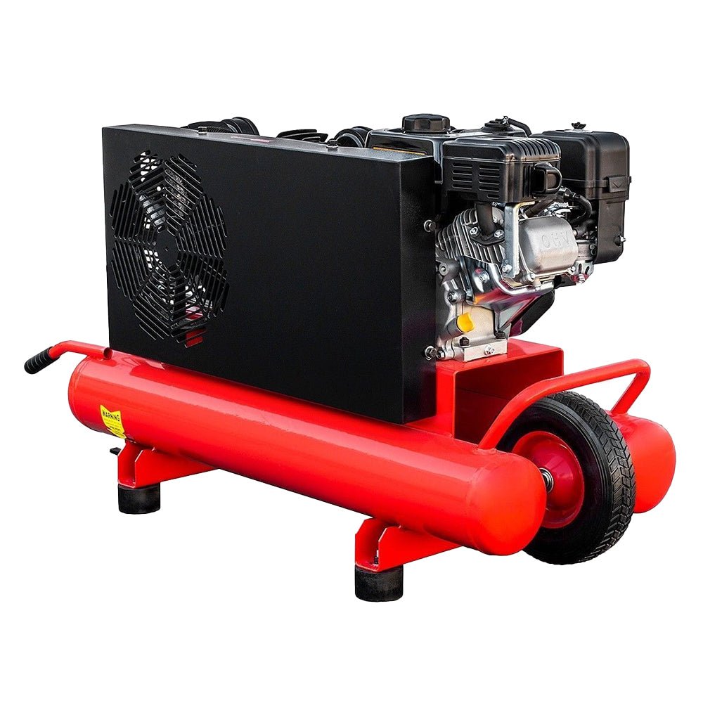 Heavy Duty Portable Gas-Powered Twin Stack Air Compressor Tank, 10 GAL (97461582)
