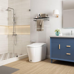 HRW Luxury Automatic Tankless Smart Toilet With Built-In Bidet And Heated Seat (95742613)