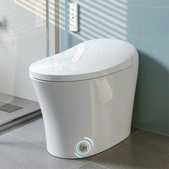 HRW Premium Smart Heated Tankless Bidet Toilet With Dual Flush System (SAK42513)