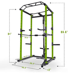 IFast Adjustable Home Gym Power Cage & Squat Rack With Pull-Up Bar Barbell Rack, 1000LBS (SAK12649)