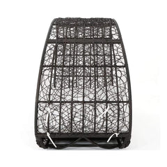 Large 2-Person Abigal Outdoor Wicker Daybed With Aluminum Frame And Cushions (SAK23942)