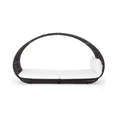 Large 2-Person Abigal Outdoor Wicker Daybed With Aluminum Frame And Cushions (SAK23942)