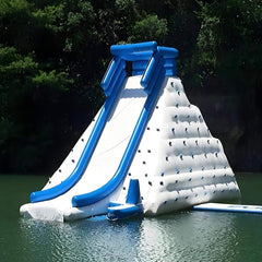 Large Inflatable Climbing Iceberg With Water Slide And Air Pump (SAK58371)