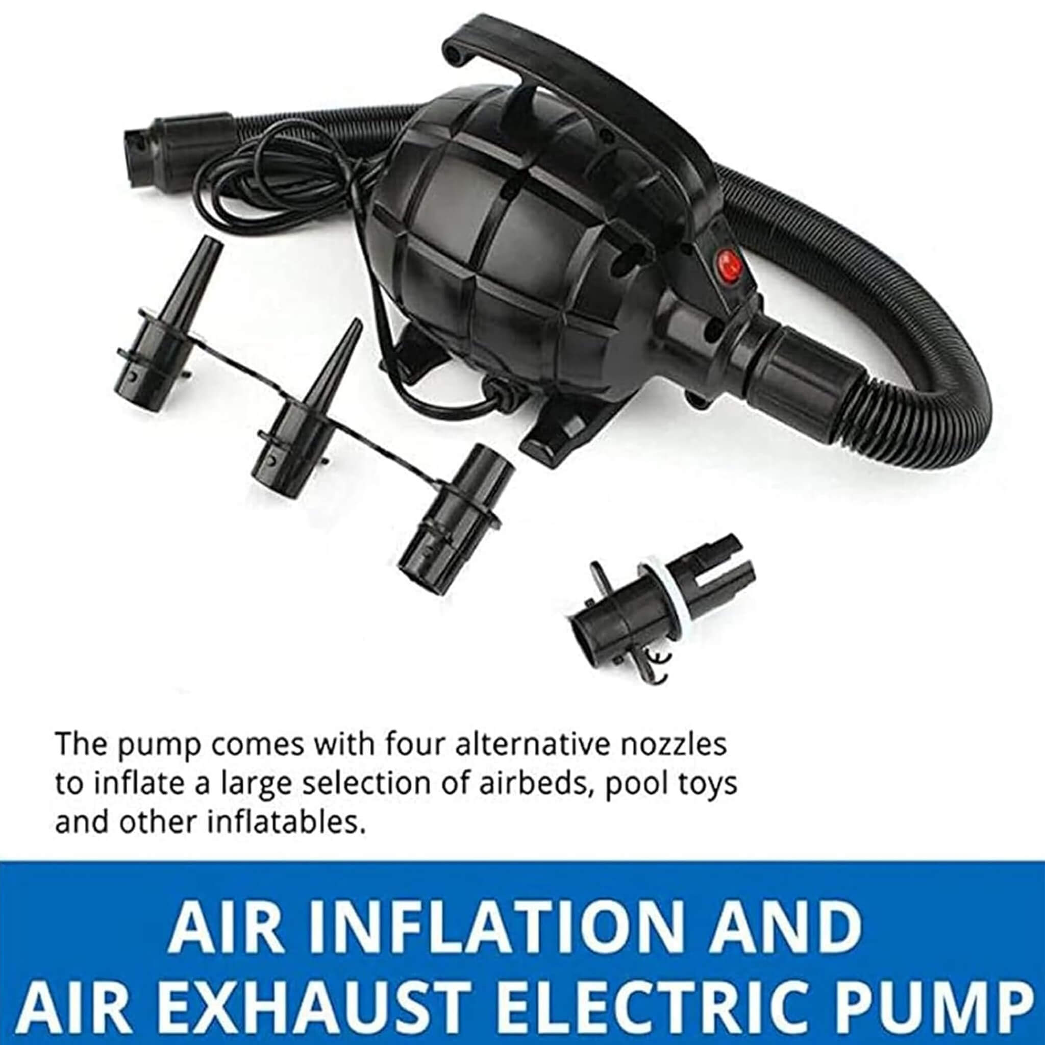 Large Inflatable Water Floating Gyro With Air Pump For Pools, Lakes And Rivers (SAK16741)