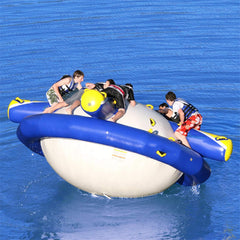 Large Inflatable Water Floating Gyro With Air Pump For Pools, Lakes And Rivers (SAK16741)