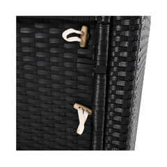 Large Premium Surround Spa Patio Rattan Sofa Set With Storage Compartments And Cushions (SAK75629)