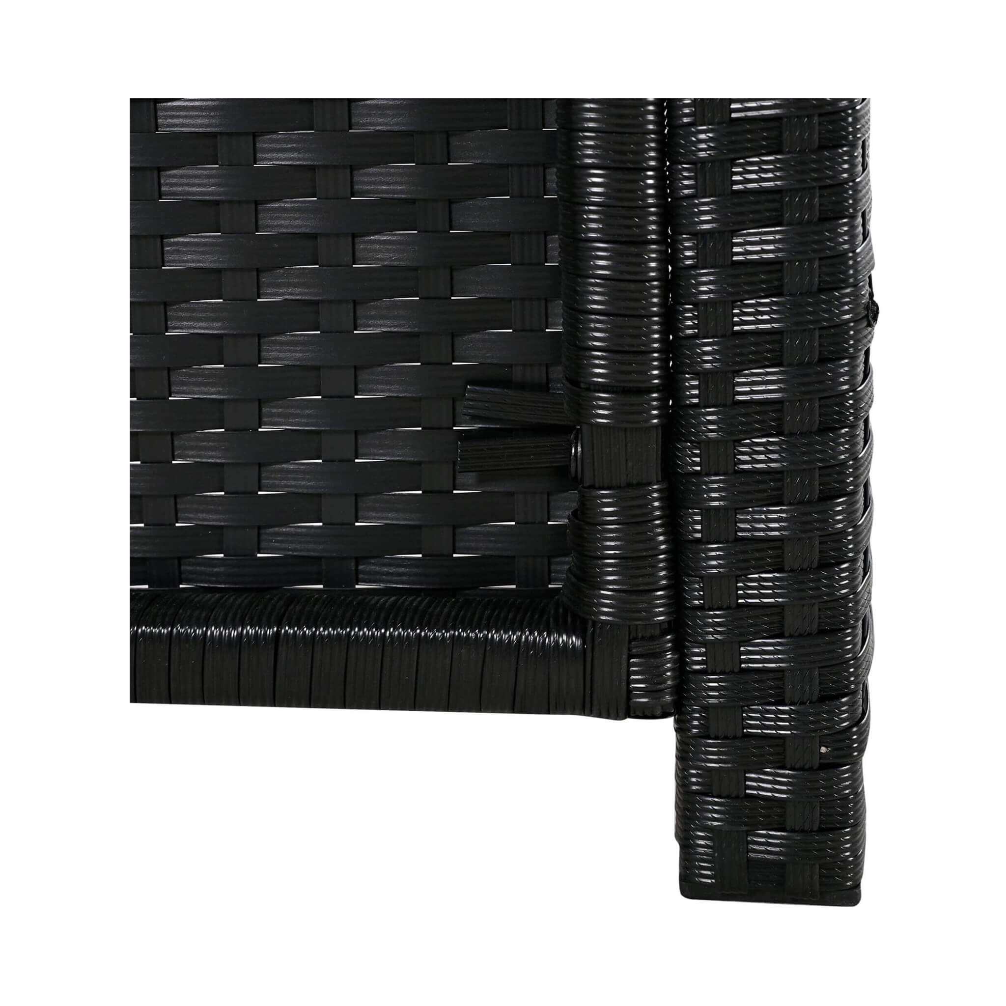 Large Premium Surround Spa Patio Rattan Sofa Set With Storage Compartments And Cushions (SAK75629)