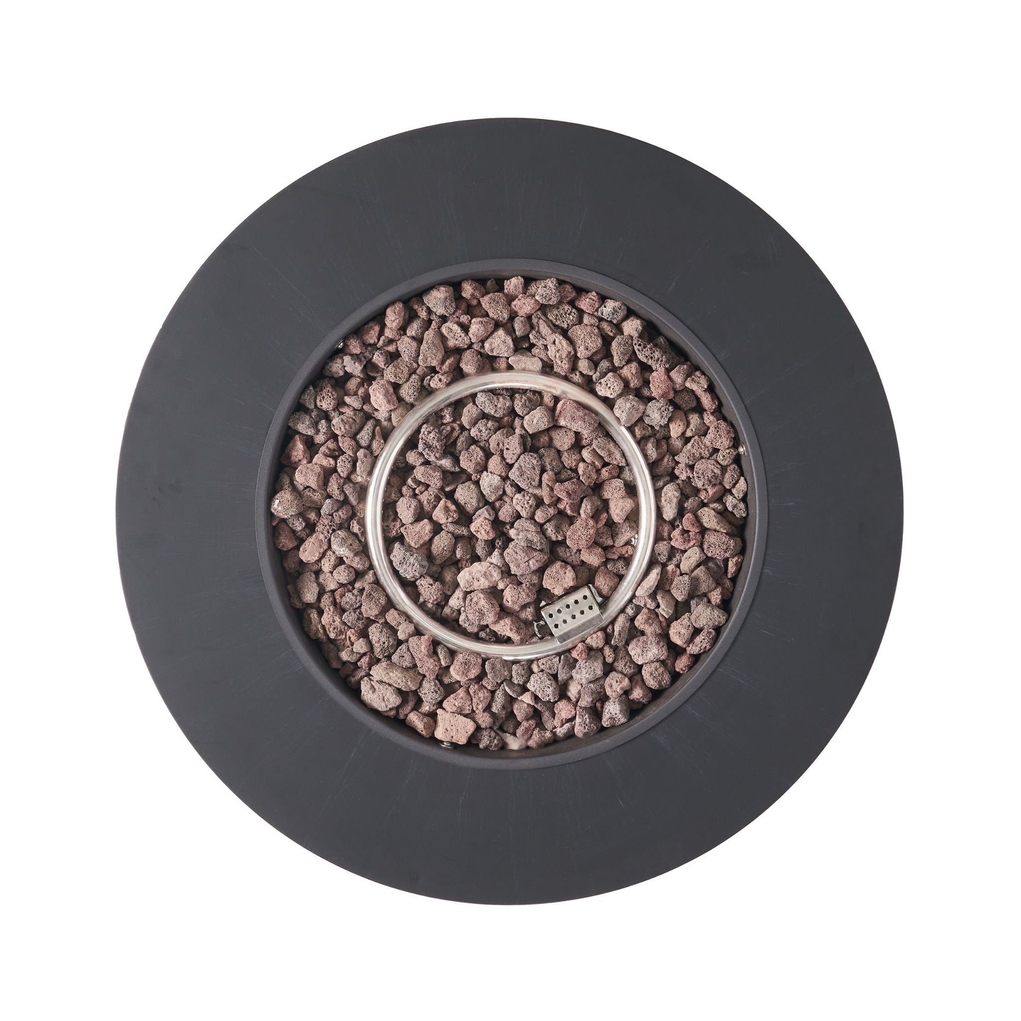 Modern 32" 40K BTU Round Iron Propane Fire Pit (SAK29102)