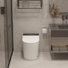 Modern Compact Smart Tankless Toilet With Bidet, Auto Open, Auto Flush, Heated Seat And Air Dryer (SAK51990)