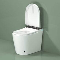 Modern Compact Smart Tankless Toilet With Bidet, Auto Open, Auto Flush, Heated Seat And Air Dryer (SAK51990)