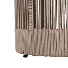 Modern Rustic Coffee Table & Side Table With Woven Rope Design (SAK56739)
