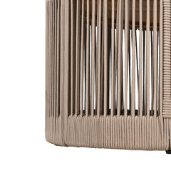 Modern Rustic Coffee Table & Side Table With Woven Rope Design (SAK56739)