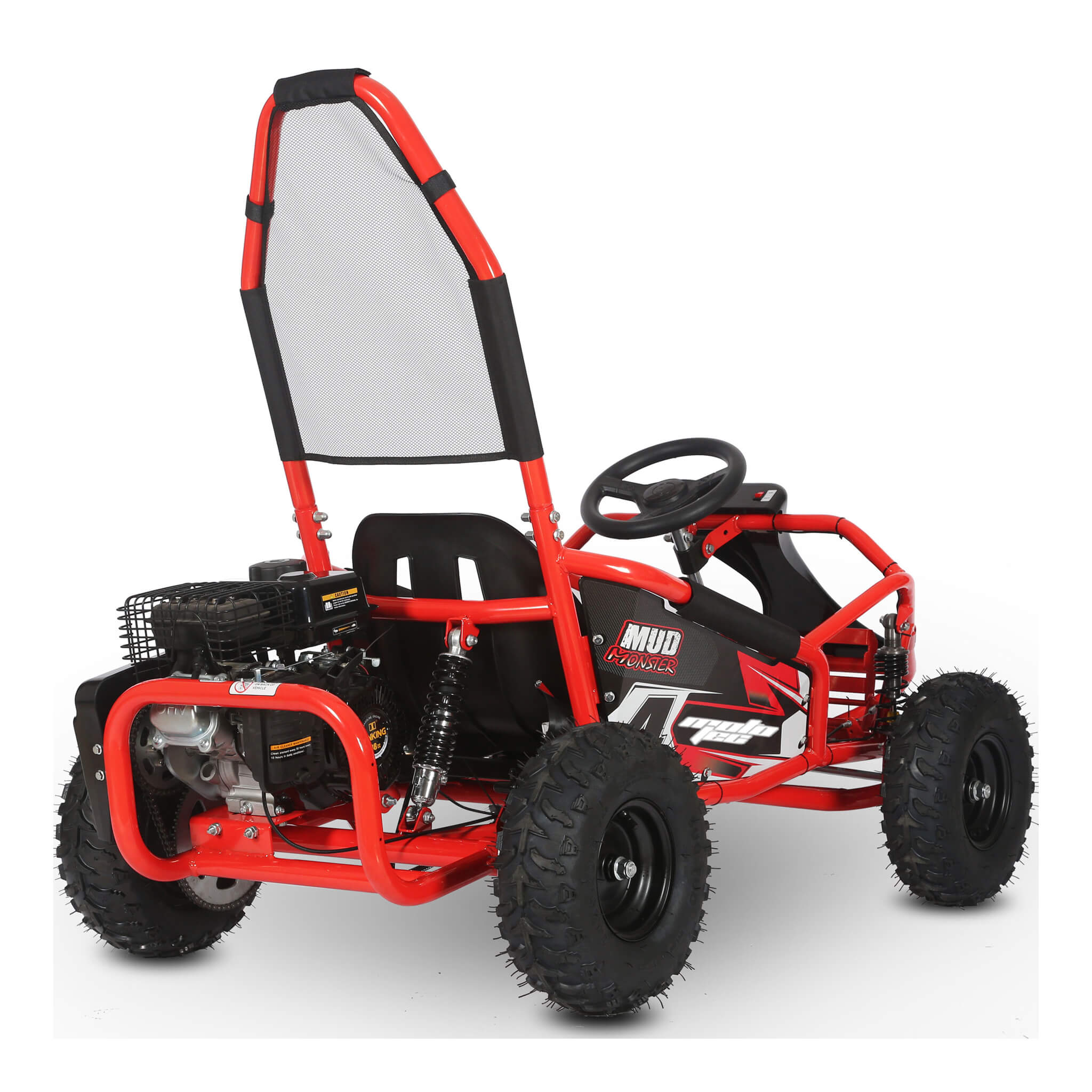 MotoTec Mud 98CC Full Suspension Gas Powered Go Kart (SAK28149)