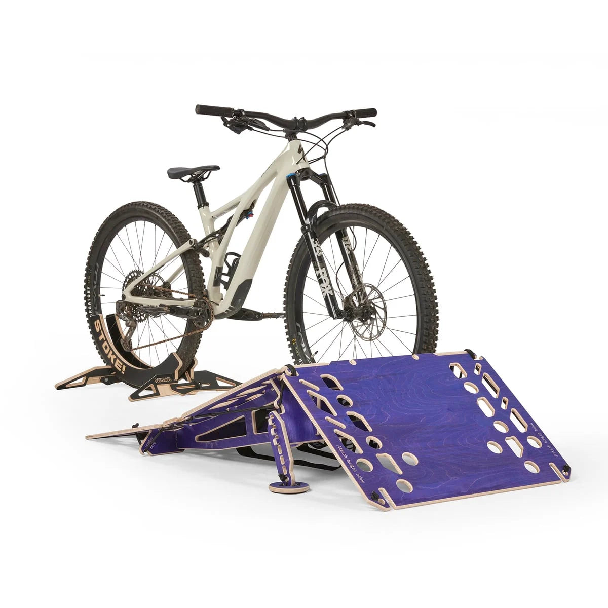 Ninja MTB Approach Mountain Bike Jump Ramp