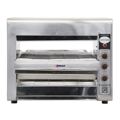 Omcan Premium Commercial Stainless Steel Conveyor Restaurant Countertop Pizza Baking Oven, 3600W (SAK48164)
