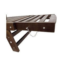 Outdoor Adjustable Wooden Patio Daybed Sofa With Cushions (SAK41345)