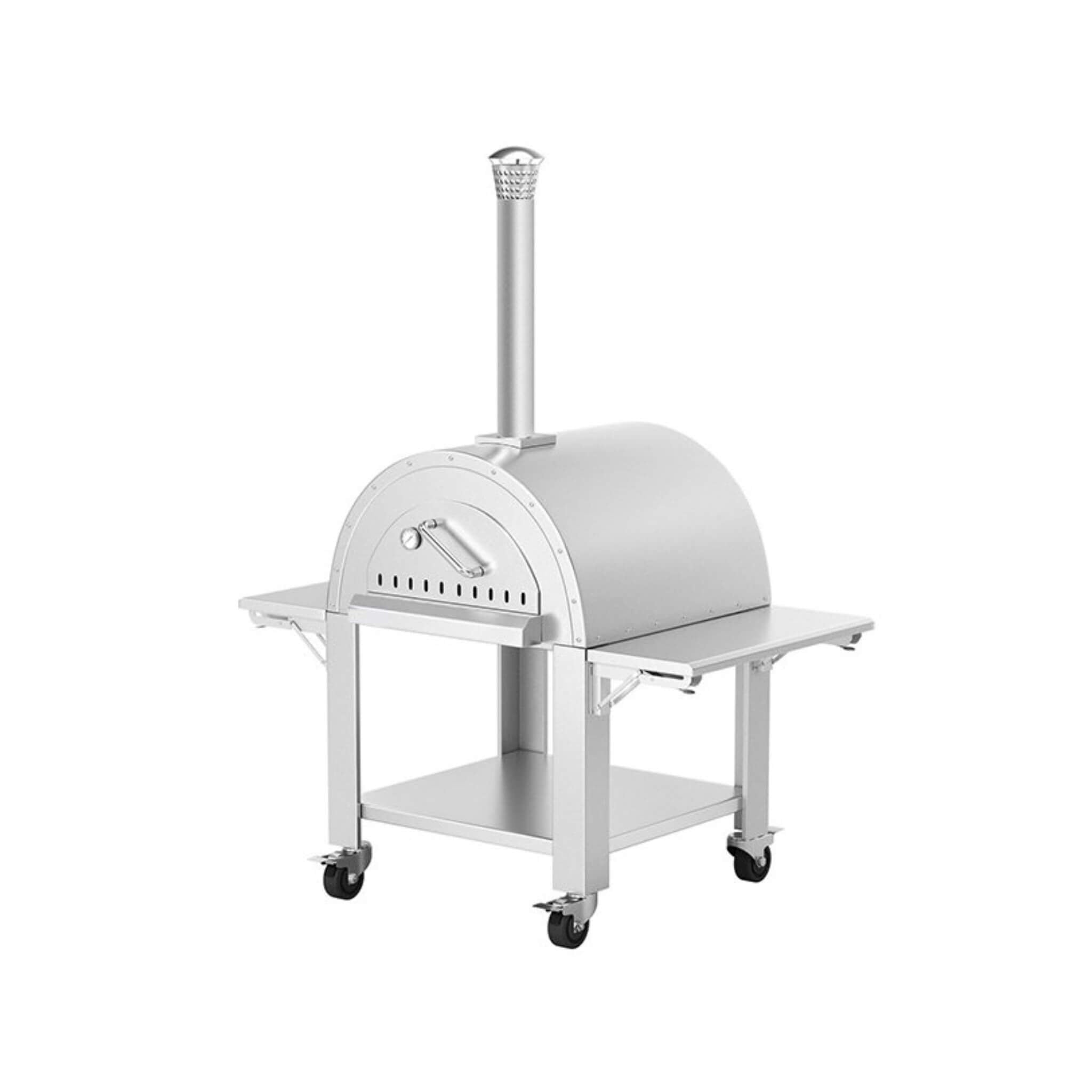 Portable Outdoor Stainless Steel Wood Fired Pizza Oven, 46'' (SAK46584)
