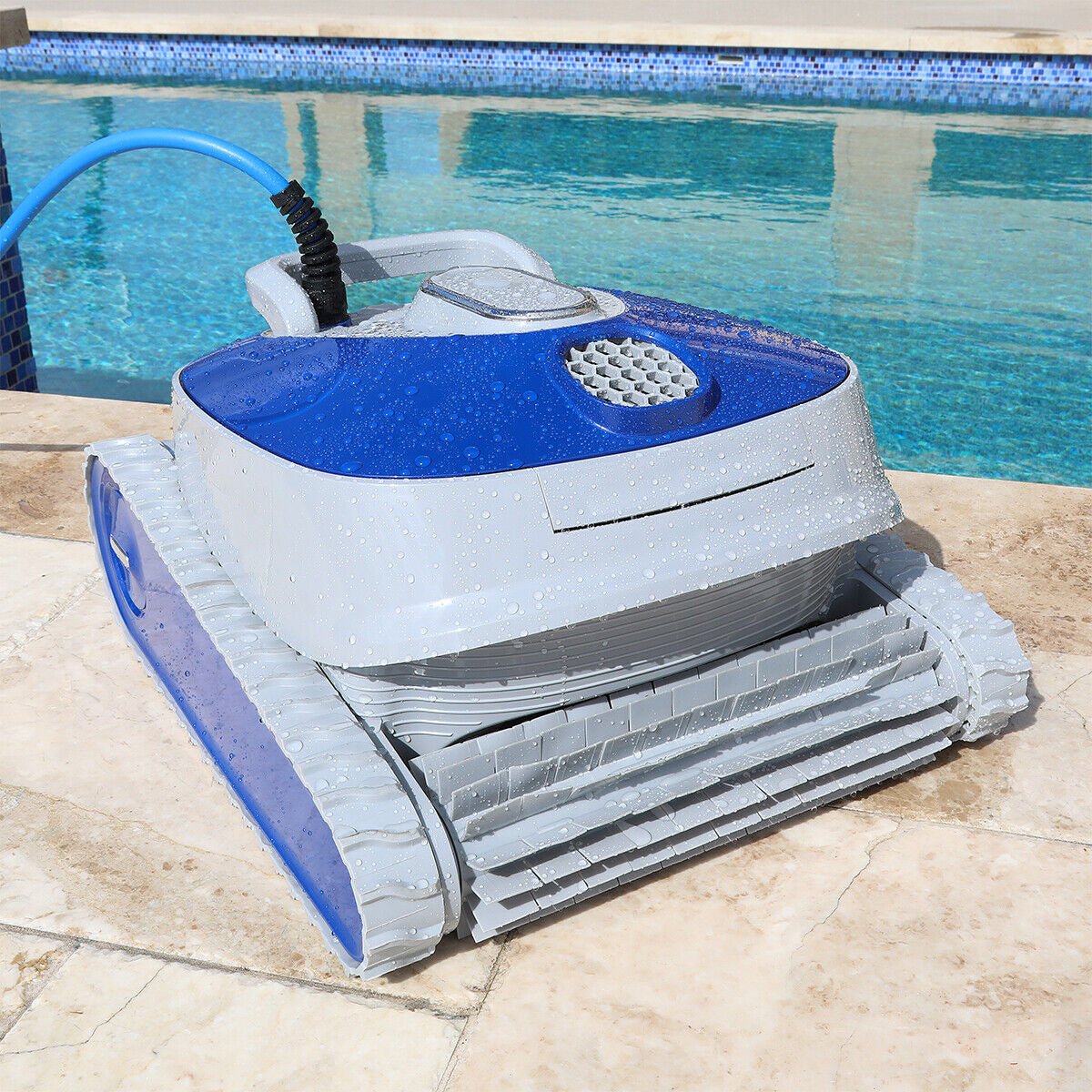 Powerful Electric Automatic Dual Scrubbing Pool Vacuum Cleaner, 120W (97213284)
