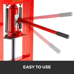 Heavy Duty 20 Ton H-Frame Hydraulic Shop Press Jack Stand Machine W/ Plate (SAK52926)