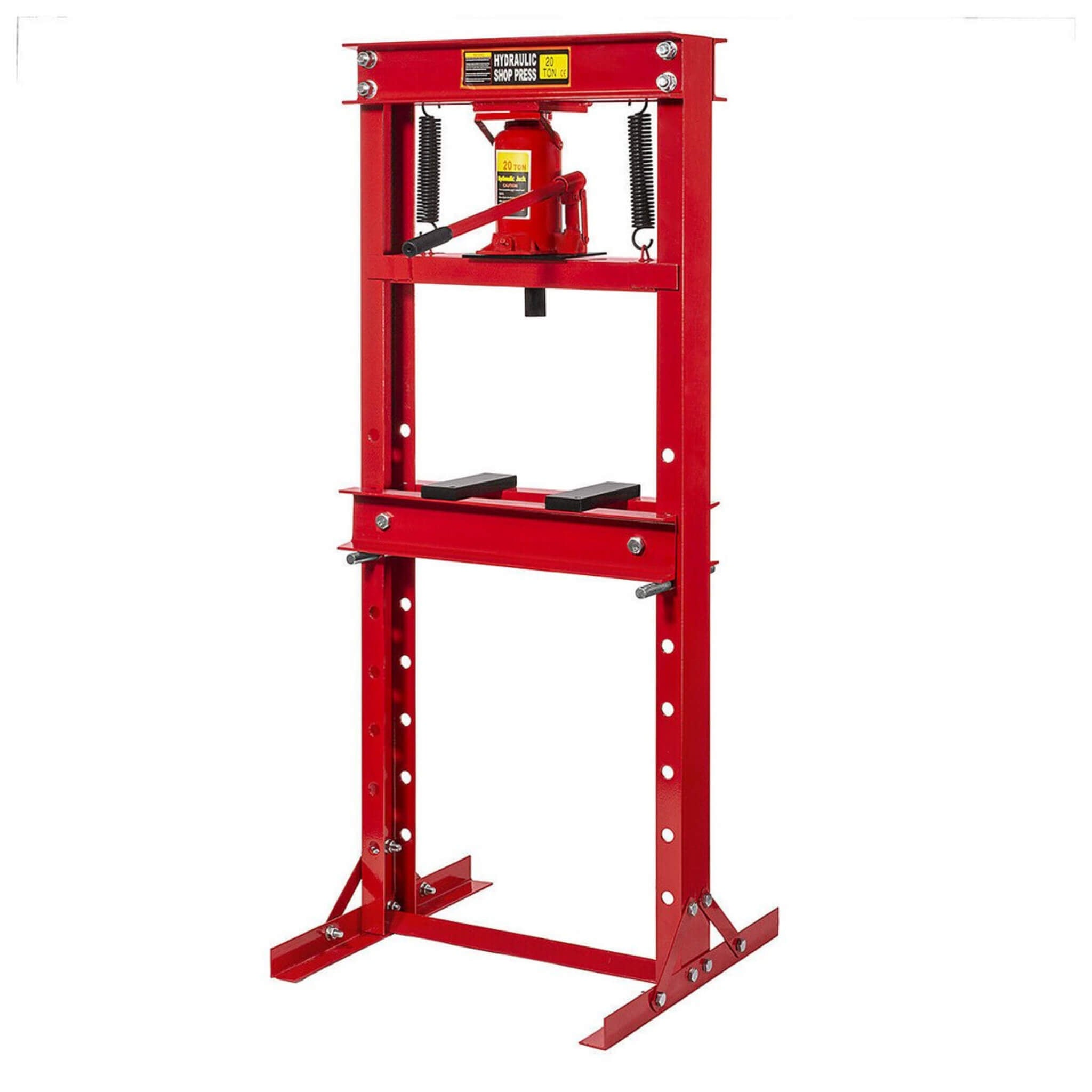Heavy Duty 20 Ton H-Frame Hydraulic Shop Press Jack Stand Machine W/ Plate (SAK52926)