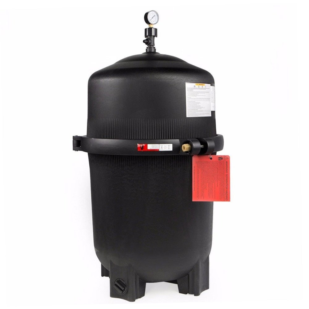 Premium 35,000 Gallon In-Ground Swimming Pool Cartridge W/ Built-In Pressure Gauge, 425 SF (SAK96275)