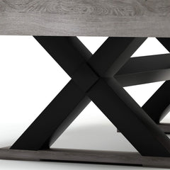 Premium 7FT Wood Billiards Pool Snooker Table Game Set With X-Shaped Legs (SAK32091)