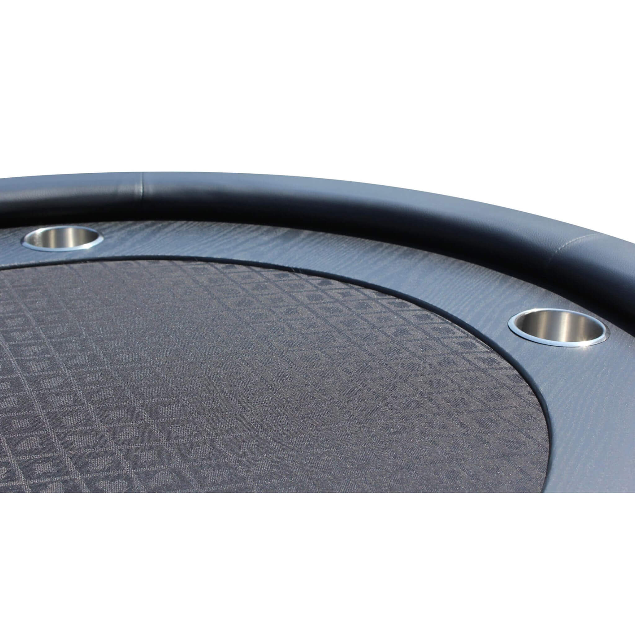 Premium 96" Oval Poker Table With Racetrack And Chips Tray (SAK66823)