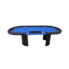 Premium 96 Inch Poker Table With U Shape Legs, Drox Box, Chips Tray (SAK40152)
