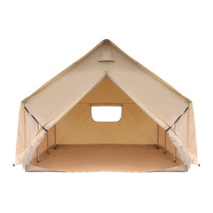 Premium Canvas Frame Fire Water Camping Wall Hunting Tent, 12x14' (SAK92461)