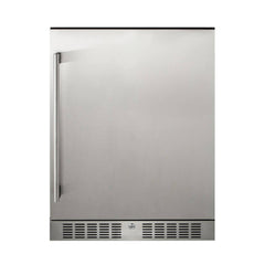 Premium Single Door Stainless Steel Built-In Wine Beverage Undercounter Refrigerator, 5.3 Cu.Ft. (SAK95276)