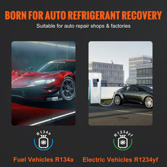 Premium Fully Automatic Dual Cylinder AC Refrigerant Recovery Machine Kit (94517360)