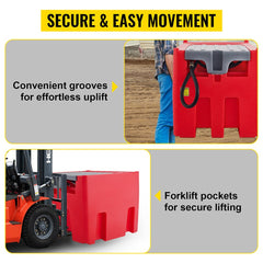 Premium Portable Diesel Fuel Transfer Tank With Automatic Pump & Hose, 116 Gal (96474153)