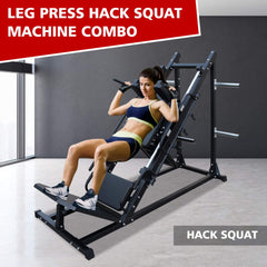 Professional Adjustable Leg Press Hack Squat Machine For Home Gyms (SAK74330)