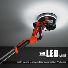 Professional Electric Drywall Ceiling Pole Sander W/ Vacuum, 750W (SAK97855)