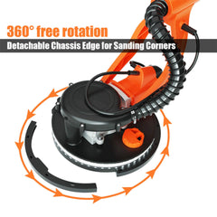 Professional Electric Drywall Ceiling Pole Sander W/ Vacuum, 750W (SAK97855)
