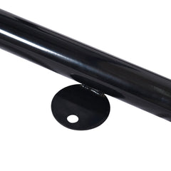 Large 46" Stylish Square Steel Picnic Table W/ Thermoplastic Coating & Umbrella Hole (SAK90547)