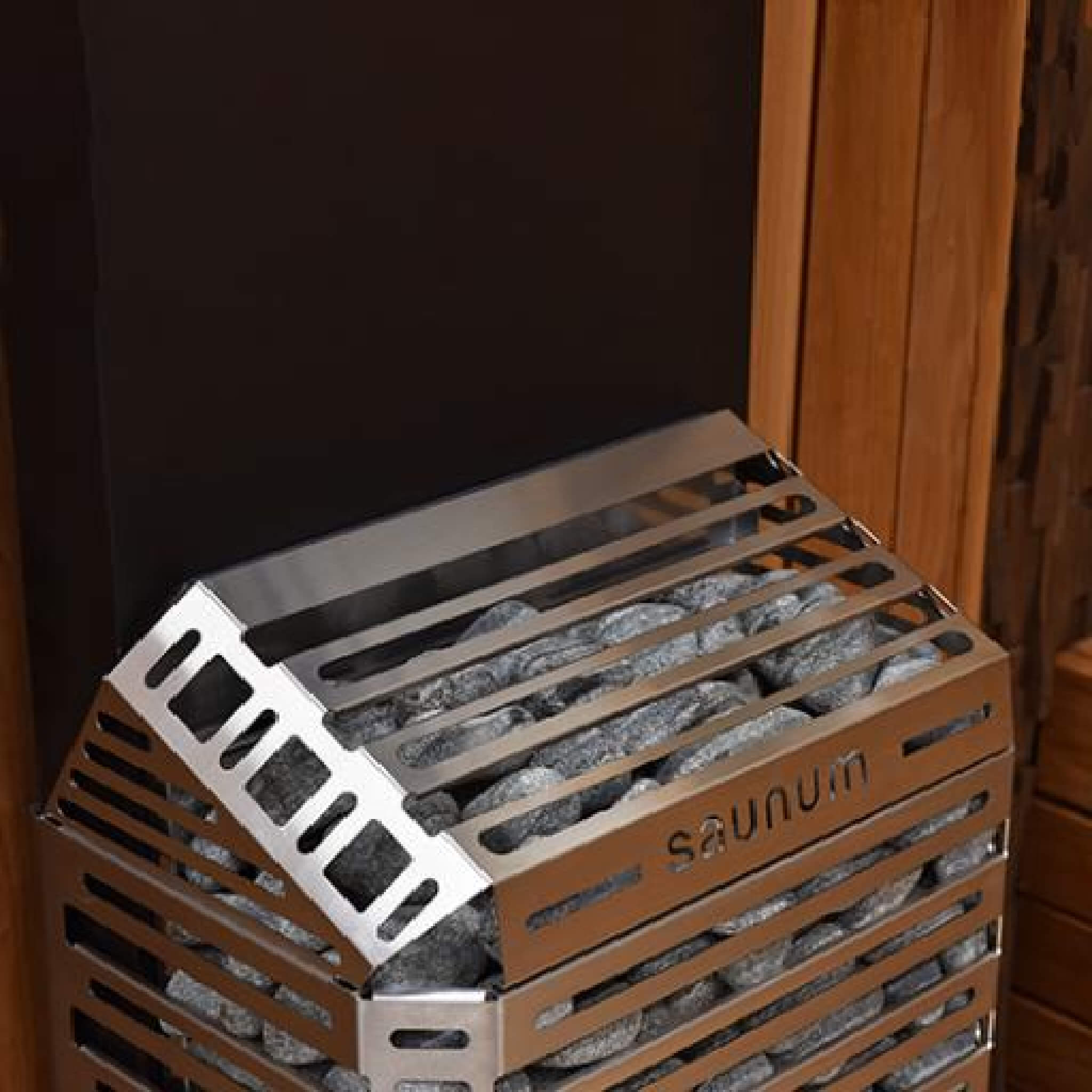 Saunum Air 5/7 Sauna Heater With Climate Equalizer, AirIQ Wi-Fi Control & Stones (SAK32184)