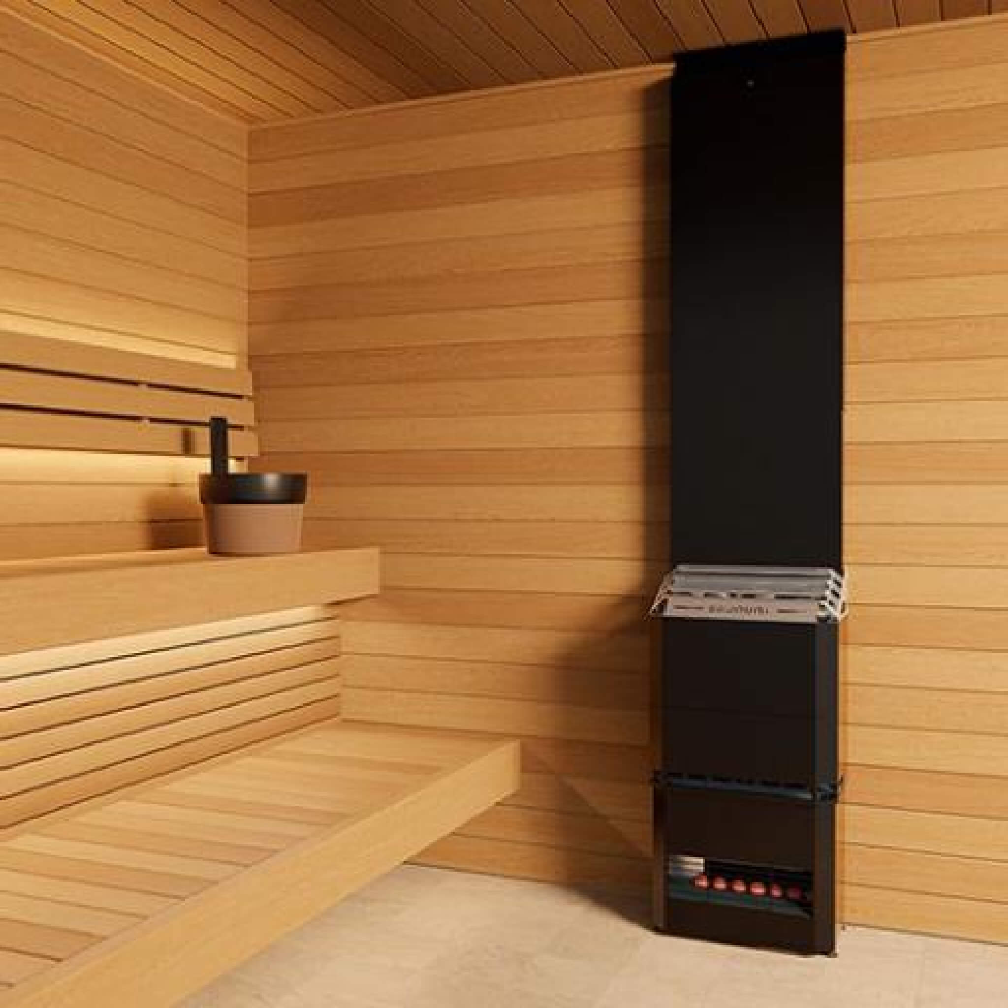 Saunum Air 5/7 Sauna Heater With Climate Equalizer, AirIQ Wi-Fi Control & Stones (SAK32184)