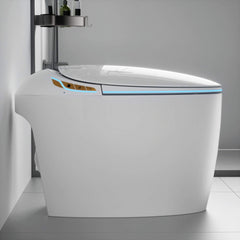 Smart One-Piece Toilet With Bidet, Foot Sensor, LED Display And Dryer (SAK80112)