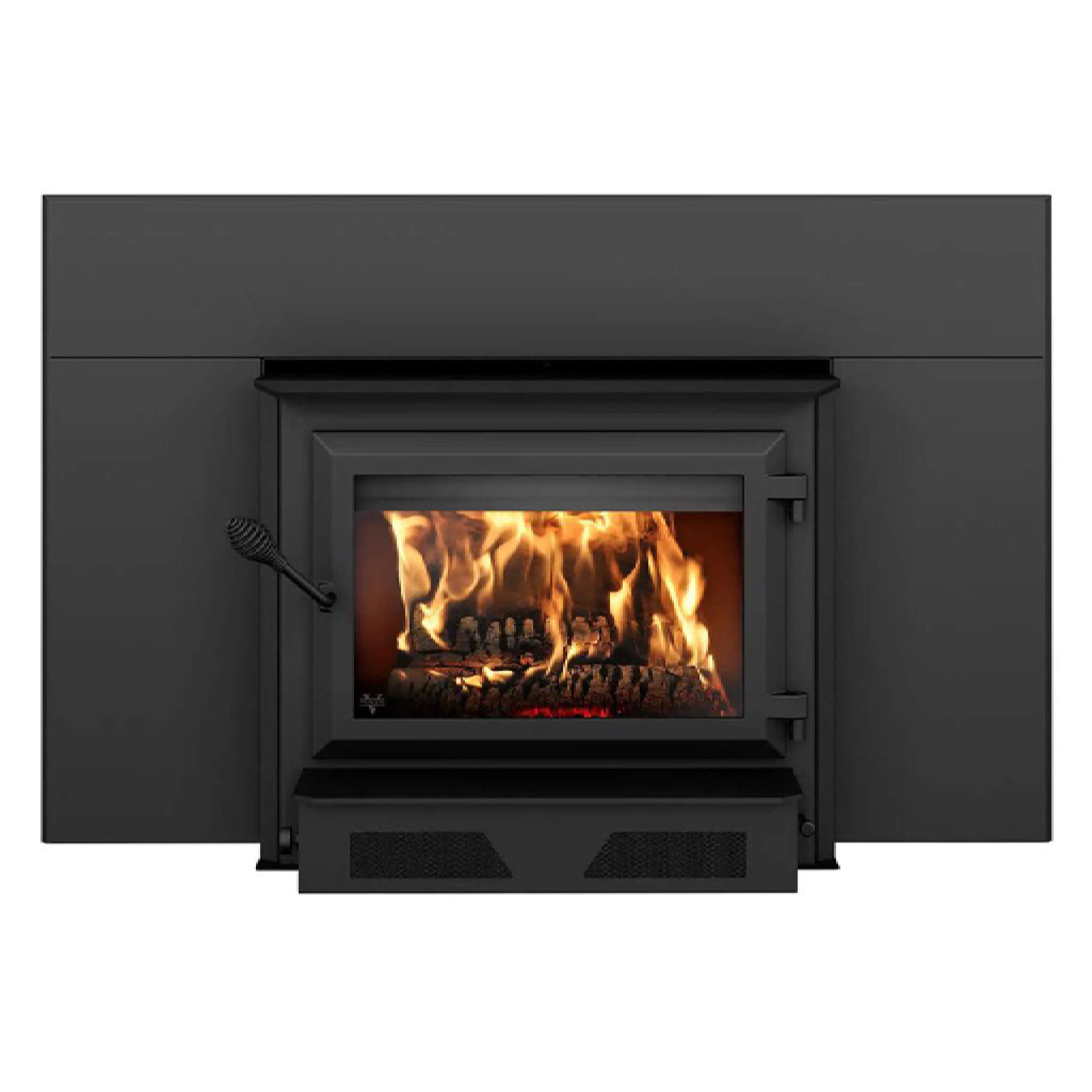 Ventis Premium Black Extra Large Wood Fireplace Insert With Blower (SAK27542)
