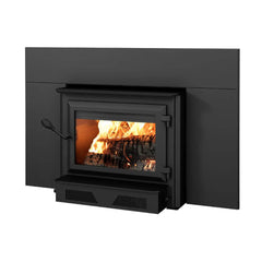 Ventis Premium Black Extra Large Wood Fireplace Insert With Blower (SAK27542)