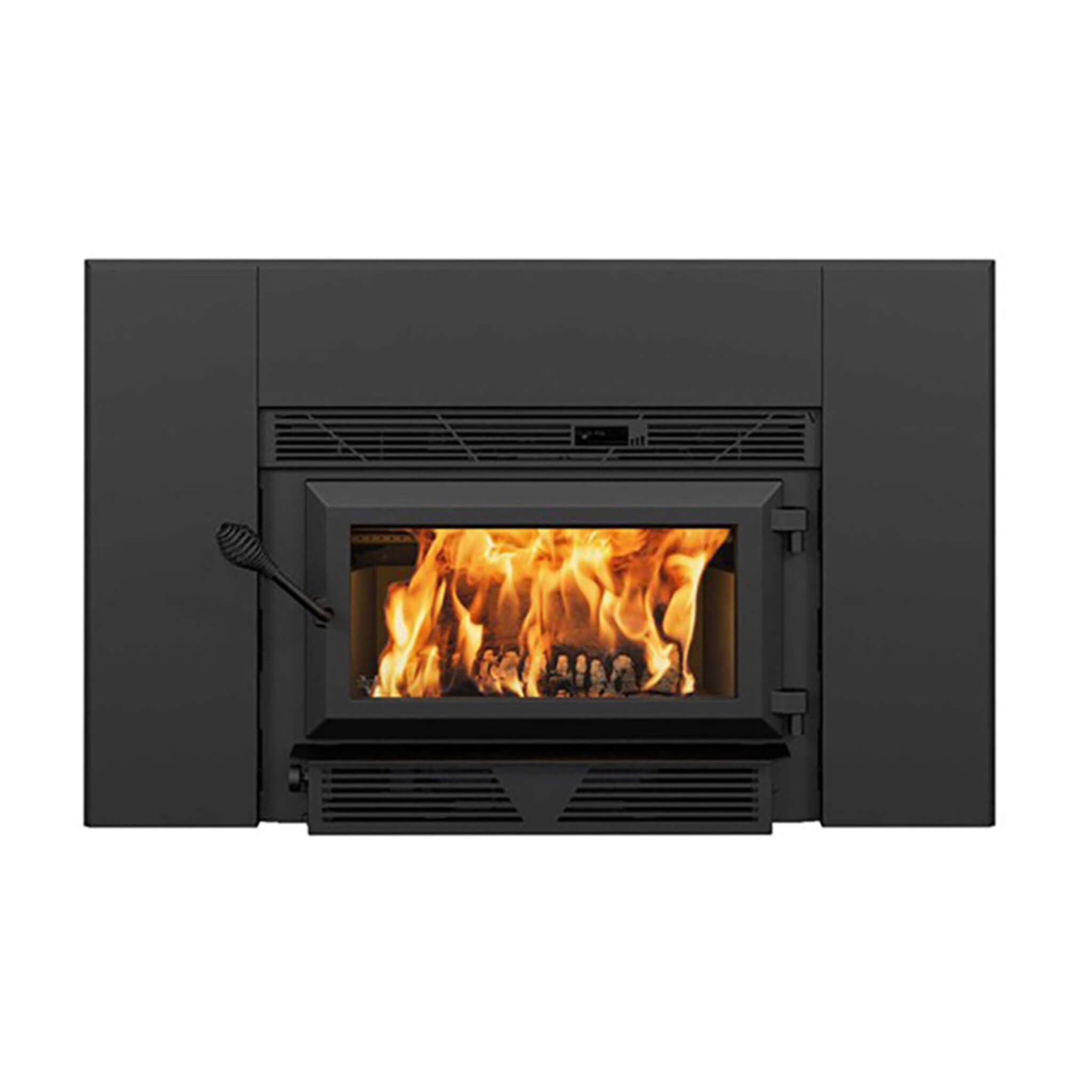 Ventis Premium Black Extra Large Wood Fireplace Insert With Blower (SAK27542)