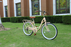 7 Speed, Steel Frame, Multiple Colors 24 Inch Ladies Bicycle