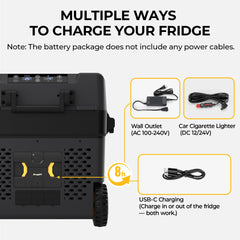 BougeRV Detachable Battery of Dual-Zone Portable Fridge E0404-17308