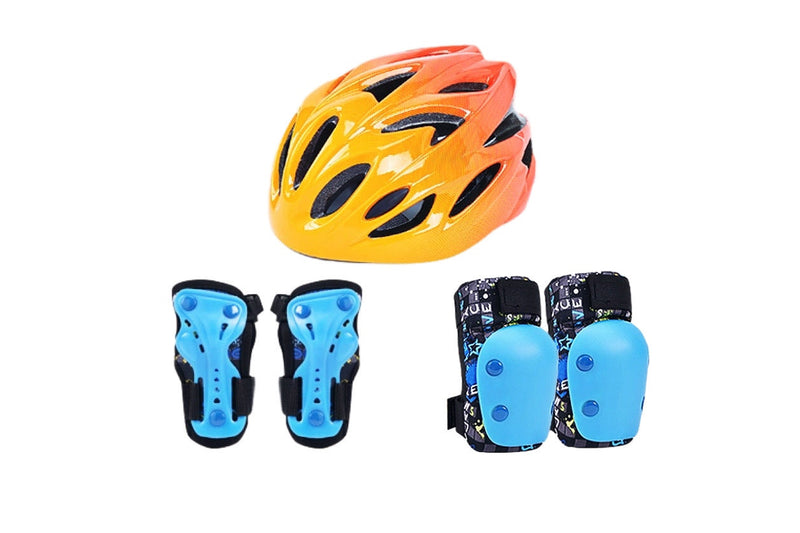 Beecool Bikes Safety Cycling Protective Gear Set: Helmet + Knee Pads (Included)