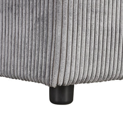 U_STYLE Upholstery Sleeper Sectional Sofa with Storage Bags and 2 cup holders  on Arms
