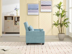Futon Chair Bed Convertible Chair 3-in-1 Pull Out Sleeper Chair Beds with USB Ports,Wear-resistant and Anti-scratch,  Armchair Bed Sleeper for Living Room (Green Scratch Cloth)