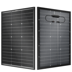 BougeRV 24V N-Type 100 Watt 16BB Bifacial Solar Panel (Refurbished) ISE236-SEC