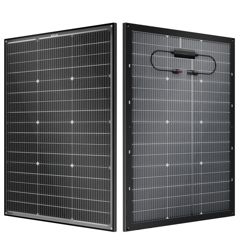 BougeRV 24V N-Type 100 Watt 16BB Bifacial Solar Panel (Refurbished) ISE236-SEC